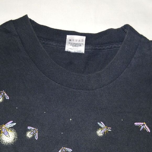 VNTG Dan Gilbert Fireflies Black Shirt - Picture 7 of 9